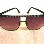 Navy and aluminum Maga Design 3010 frames, made in Italy Navy and aluminum Maga Design 3010 frames, made in Italy, $80