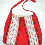 Red/black/white rick rack purse Red/black/white rick rack purse, SOLD