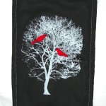 Screenprint & applique, 10.5" x 15.5" Handmade wallhanging by Amber Reis