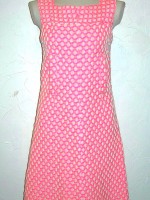 Pink/white/yellow dress by Modèle Guy Laroche Paris, diffusé par Maria Carine