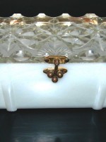 Vintage Lucite box purse/lidded case