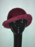 Vintage Kangol two-tone furry hat