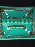 Square ceramic ashtray