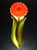 Vintage flower spoon caddy