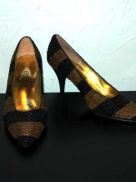 Vintage Cervelle beaded pumps, size 6 US