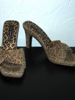 Via Spiga leopard print sandals, size 9 US