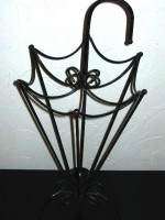 Wrought iron umbrella stand