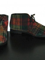 Vintage Saks 5th Avenue Margom ladies’ plaid bootie, size 8.5 US