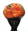 Vintage feather crown hat