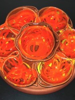 Vintage chip & dip set