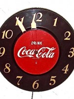 1952 Coca Cola electric wall clock