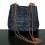 Vintage L. J. Simone navy leather purse
