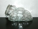 Glass Volkswagen Beetle canister