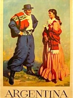 Vintage travel poster – Argentina