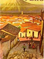 Vintage travel poster – Peru
