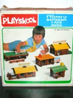 Playskool 1978 Lincoln Logs in original box