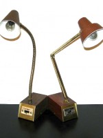 Pair of Tensor mini-desk lamps