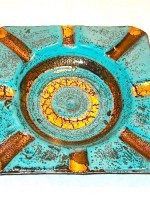Vintage ceramic ashtray made in Italy