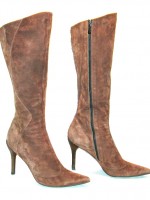 R & Renzi suede knee-high boots, size 40 / 9 US