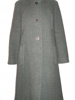Pauline Trigère A TRIGÈRE COAT grey wool swing coat