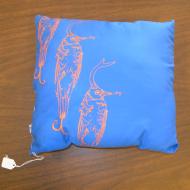 Screenprinted pillow by Erin Feller