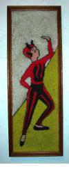 Red dancing devil picture