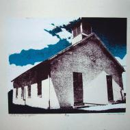 SILENT CONGREGATION, limited edition screenprint by Amber Reis