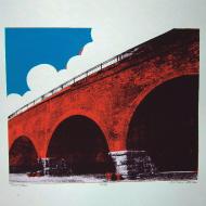 TUNNELS, limited edition screenprint by Amber Reis