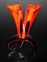 Double bud vase