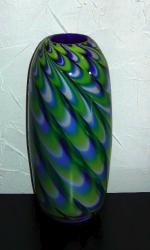 Eastern art glass vase