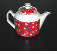 Enesco porcelain floral teapot