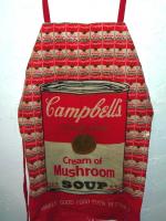 Pop art 1983 Campbell's soup apron