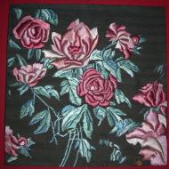 Handmade jute & silk wallhanging from India