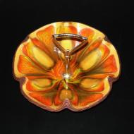 Enameled sequoia candy dish/ashtray