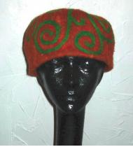 Handmade hat by Veronica Haar, the Madville Hatter