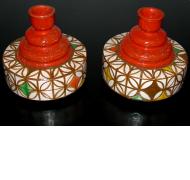 Pair of candlestick holders made in Italy