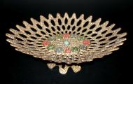 Decorative brass Zodiac bowl