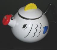 Cartoon fish teapot