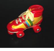 Vintage roller skate bank