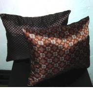 Pair of handmade pillows by Emily B
