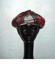 Tartan plaid cap