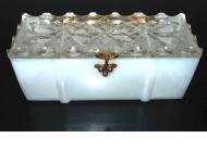 Vintage Lucite box purse/lidded case