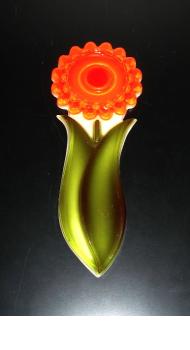 Vintage flower spoon caddy