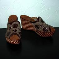 Dezario wedge sandals, size 39 / 8.5 US