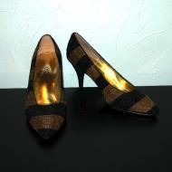 Vintage Cervelle beaded pumps, size 6 US