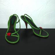 Chanel ladybug sandals, size 40 / 9 US