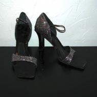 BCBG Max Azria glitter sandals, size 40 / 9 US