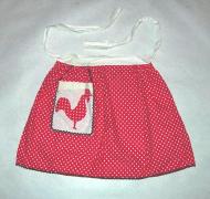 Vintage rooster apron
