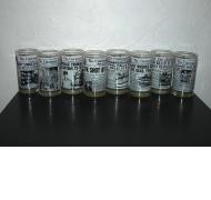 Set of 8 Cincinnati Post drinking glasses