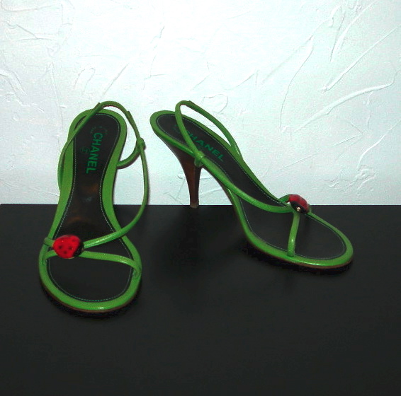CHANEL Ladybug Slingback Sandals – 24/7 archives